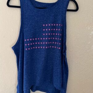 American Eagle Outfitters Blue Speckled Tank